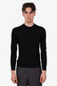 Ralph Lauren Purple Label Black Cashmere Light Weight Sweater Size S Mens