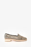 Stuart Weitzman Grey Raffia Loafers Size 38