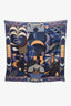Hermès Blue/Multicolour Silk Gavroche Parade En Fanfare Scarf 90
