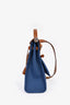 Hermès 2020 Naturel/Bleu Canvas Leather Herbag 31