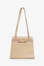 Salvatore Ferragamo Beige Leather Shoulder Bag