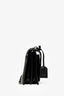 Saint Laurent 2017 Black Smooth Leather Medium Sunset Bag