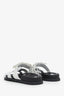 Hermès White Leather Chypre Sandals Size 39 Mens