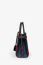 Louis Vuitton 2017 Indigo/Red Epi Leather Twist Tote with Strap