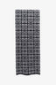 Givenchy Grey Wool Cashmere Logo Scarf