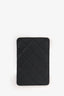 Pre-loved Chanel™ 2011 12 Black Caviar Leather Quilted Interlocking CC Card Case