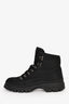 Prada Black Re Nylon Lace Up Combat Boots Size 37.5