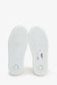 Versace White Canvas Platform Sneakers Size 37