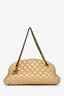 Pre-loved Chanel™ 2010 11 Gold Aged Calfskin Just Mademoiselle Small Bowling Bag