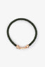 Fred 18k Yellow Gold Pave Diamond Large Cable Force 10 Bracelet Size 18