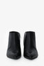 Hermès Black Leather Pointed Ankle Boots Size 35.5