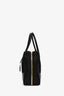 Prada Black Nylon Saffiano Leather Re-Edition 1978 Tote Bag