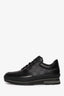 Louis Vuitton Black Leather Canvas Damier Graphite Sneakers Size 7 Mens