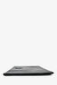 Saint Laurent 2018 Black Croc Embossed Large Zip Document Holder