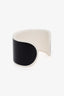 Pre-loved Chanel™ B23 Black/White Resin CC Cuff
