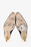Cult Gaia Black Gold Heel Mules Size 39