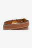 Hermès Gold Leather Trench Bracelet