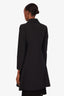Gucci Black Double Breasted Fit And Flare Coat Size 38