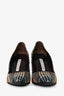 Manolo Blahnik Multi-Check Tweed Heels Size 38.5