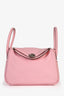 Hermès 2016 Pink Swift Leather Lindy 26 PHW