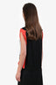 Vionnet Black/Red Printed Square Sleeveless Top Size 40