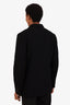Comme des Garcons Homme Black Wool Zip Up Coat Size M Mens
