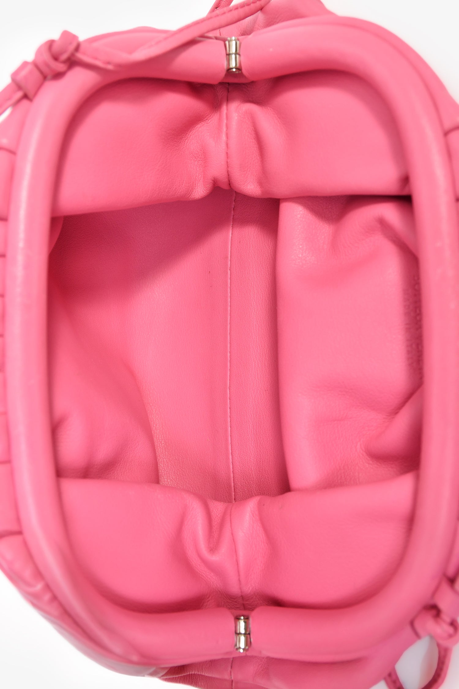 Bottega Veneta Pink Leather Mini Pouch Bag – Mine & Yours