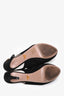 Prada Black Suede Slingback Platform Sandals Size 41