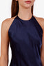Reformation Navy Jeany Silk Maxi Dress Size S