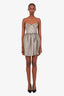 Balmain Black Short Sleeve Knit Mini Dress Size 46