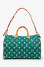 Louis Vuitton 2024 Green Monogram Leather Speedy P9 Bandoulière 50 with Pouch