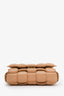 Bottega Veneta Beige Intrecciato Leather Padded Cassette Crossbody Bag