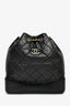 Pre-loved Chanel™ 2021+ Black Leather Two Tone Gabrielle Backpack