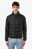 Gucci Black Monogram Down Puffer Jacket Size 46 Mens