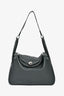 Hermès 2023 Dark Blue Swift Lindy 30 PHW with Strap