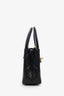 Pre-loved Chanel™ Black 'Mini Nano Kelly Shopper' Top Handle Bag With Chain