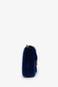 Gucci Blue Velvet GG Large Marmont Shoulder Bag