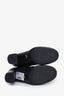 Prada Black Round Toe Heeled Ankle Boots Size 39