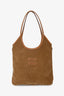 Miu Miu Brown Corduroy Leather Ivy Tote