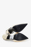 Saint Laurent White Patent Leather D'Orsay Pumps Size 39