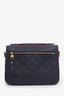 Louis Vuitton Navy Empreinte Metis Pochette Shoulder Bag with Strap