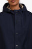 Hermès Navy Nylon Allure II Rain Poncho Cape Size XXS