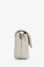 Saint Laurent Cream Quilted Leather Monogram Toy Loulou Crossbody Bag