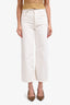Agolde White Cropped Jeans Size 26
