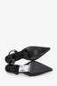 Alexander Wang Black Croc Grace Slingback Heels Size 35.5