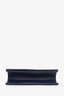 Christian Dior 2018 Navy Blue Leather Studded Diorama Flap Bag