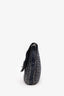 Christian Dior Navy Oblique Trotter Canvas Flap Crossbody Bag