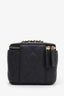 Pre-loved Chanel™ 2021+ Black Leather Disco CC Mini Vanity Crossbody Bag