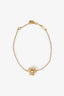 Van Cleef & Arpels 18K Yellow Gold & Diamond Frivole Mini Bracelet