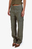 Ba&sh Green Cotton Cargo Straight Leg Pants Size 36